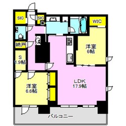 クレアシオンあら町の物件間取画像